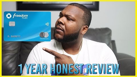 Chase Freedom Flex Credit Card 1 Year HONEST Review