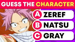 Guess The Fairy Tail Character 🤔 Fairy Tail Quiz 🧠 screenshot 2