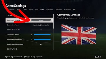 How To Change Commentary Language on FC 24 - Full Guide
