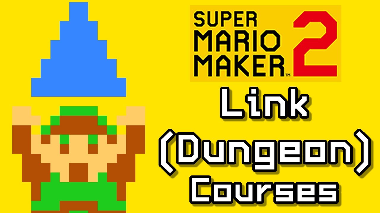 Super Mario Maker 2 Top 3 LINK - DUNGEON Courses (Switch)