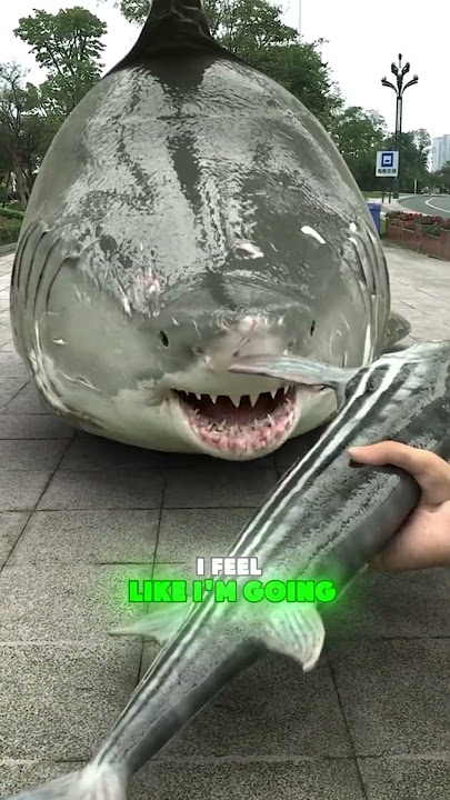 🦈➡ The little shark turned into a big shark #funny