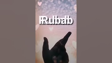 Rubab Name //Whatsapp Status Video