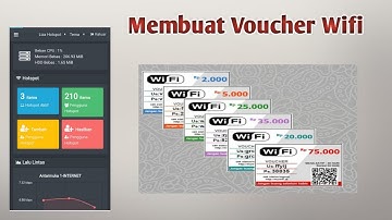 Cara Membuat Voucher Wifi Menggunakan HP