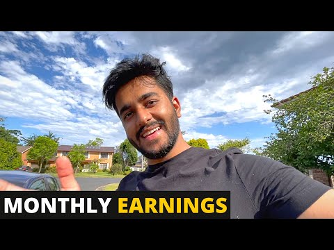 MY MONTHLY INCOME IN AUSTRALIA | INDIAN STUDENT