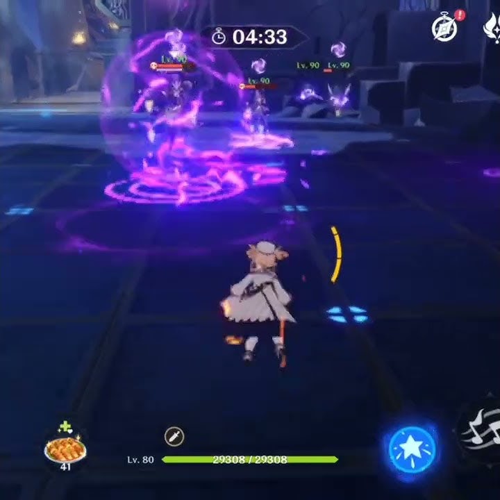 Barbara vs T-Posing Electro Cicin Mage