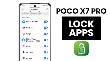 How to Lock Apps in Poco X7 Pro - App Lock Setting