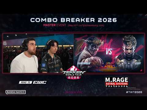 VARREL | RANGCHU (Fahkumram) Vs ILIAS (Eddy) ➤ Tekken 8 Combo Breaker 2026 - DAY 3
