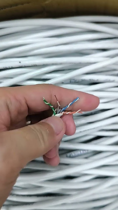Comscope Cat6 White UTP Cable 300 meters 1 roll #electx #cableorganization #lancable