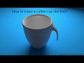 How to make a coffee cup like this one?