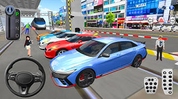 New Elantra N & Supercars vs Bullet Train Crash Test🚄 3D Driving Class 2025 - Android Gameplay🎮