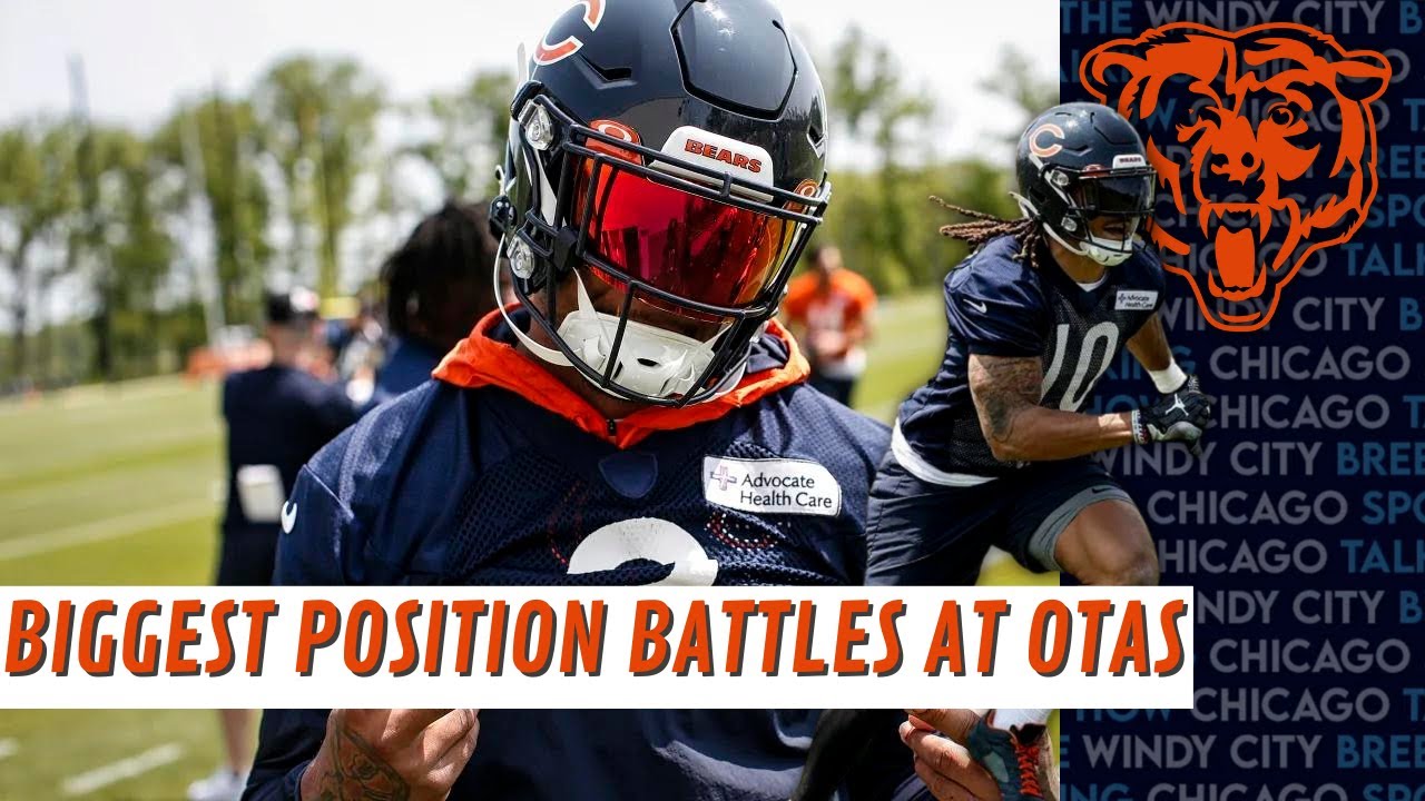 Chicago Bears Biggest Position Battles at OTAs in 2023 YouTube