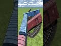 Dangerous Crazy Train Drift On Diamond Crossing 💥😱 Train Simulator BeamNG #shorts