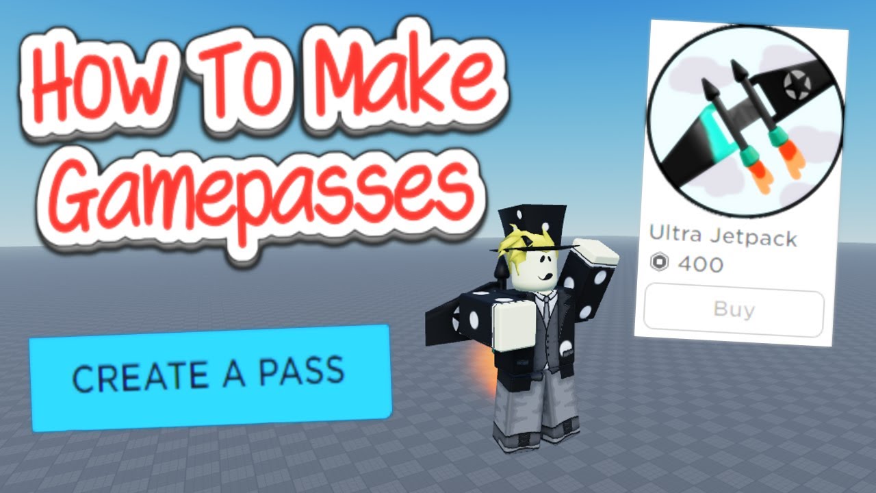 How to make gamepass in roblox in 2023 (with the new roblox studio style) 