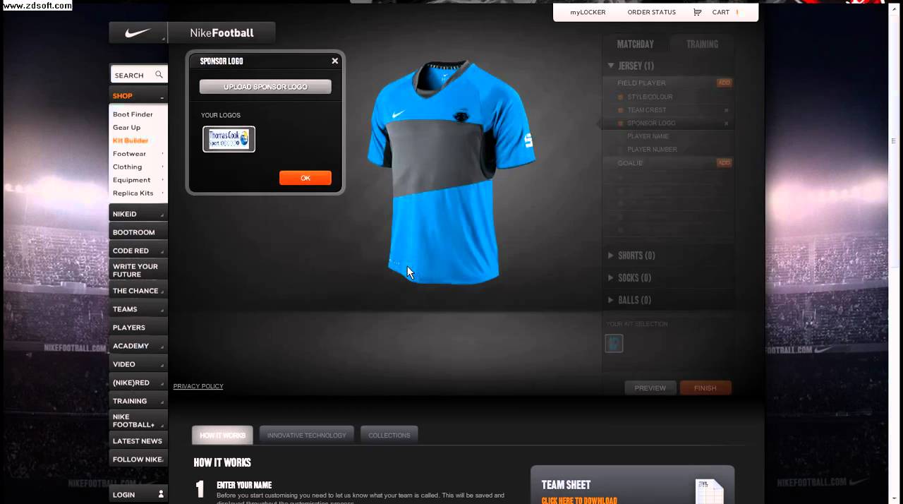 nike design your own football kit