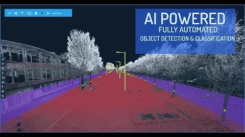Web-Based Fully Automated Point Cloud Processing:  AI Powered Object Detection & Classification