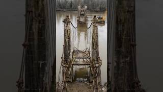 100-Year-Old Bridge Brought Back to Life 😳#shorts #timelapse