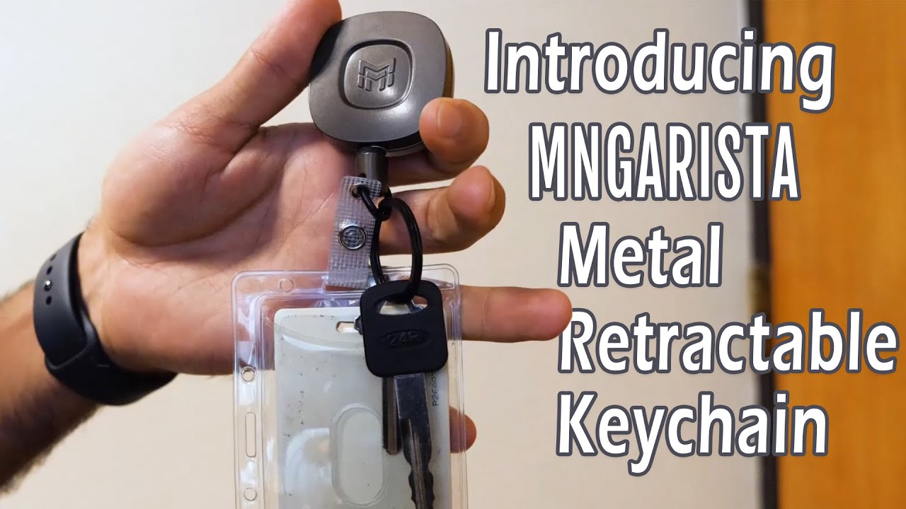  MNGARISTA Heavy Duty Retractable Keychain with Belt