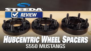 Steeda S550 Hubcentric Billet Aluminum Wheel Spacers