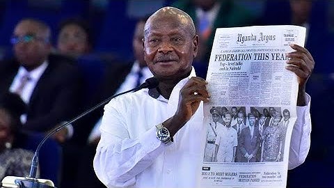 MUSEVENI’S  LECTURE AT KENYATTA UNIVERSITY INSPIRES MANY - ATTRACTS A STANDING OVATION