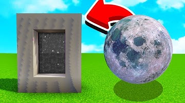 How To Make a Portal to the Moon Dimension in MCPE (Minecraft PE)