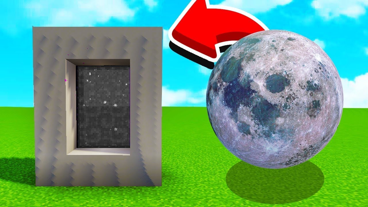 How To Make A Portal To The Moon Dimension In Mcpe Minecraft Pe Youtube How To Make A Portal To The Moon Dimension In Mcpe Minecraft Pe Youtube
