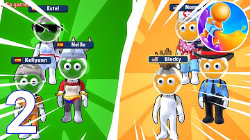 Dye Hard - Gameplay Walkthrough Part 2 Paint Battle iOS/Android