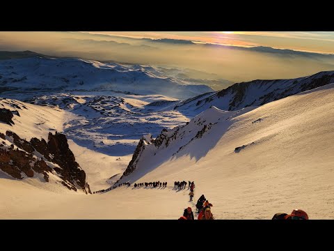 Kayseri Erciyes Dağı zirve tırmanışımız