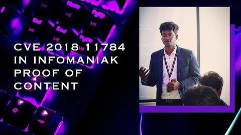 CVE 2018 11784 in infomaniak poc