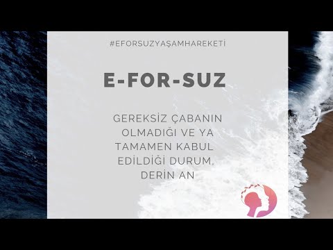 3 Prensip İnzivası'na ve Eforsuz Yaşam Hareketi'ne Davet 11-12-13 Haziran #eforsuzyaşamhareketi