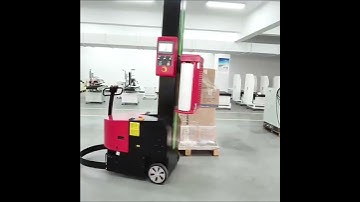 automatic robot pallet wrapping machine ——jiningkeepway