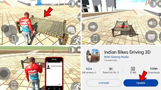 New Update Charpai Car Cheat Code In Indian Bike Driving 3D 🤑| Indian Bike Driving 3d New Update 🔥 screenshot 4