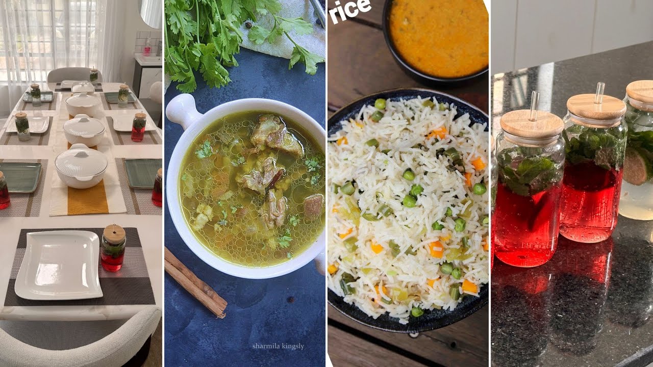 Hosting Friends On Short Notice||What I Prepared||Mojito Recipe||Vegetable Rice Recipe||Bone Soup