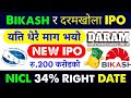 bikash hydropower ipo result | ipo news latest in nepal | right share in nepali