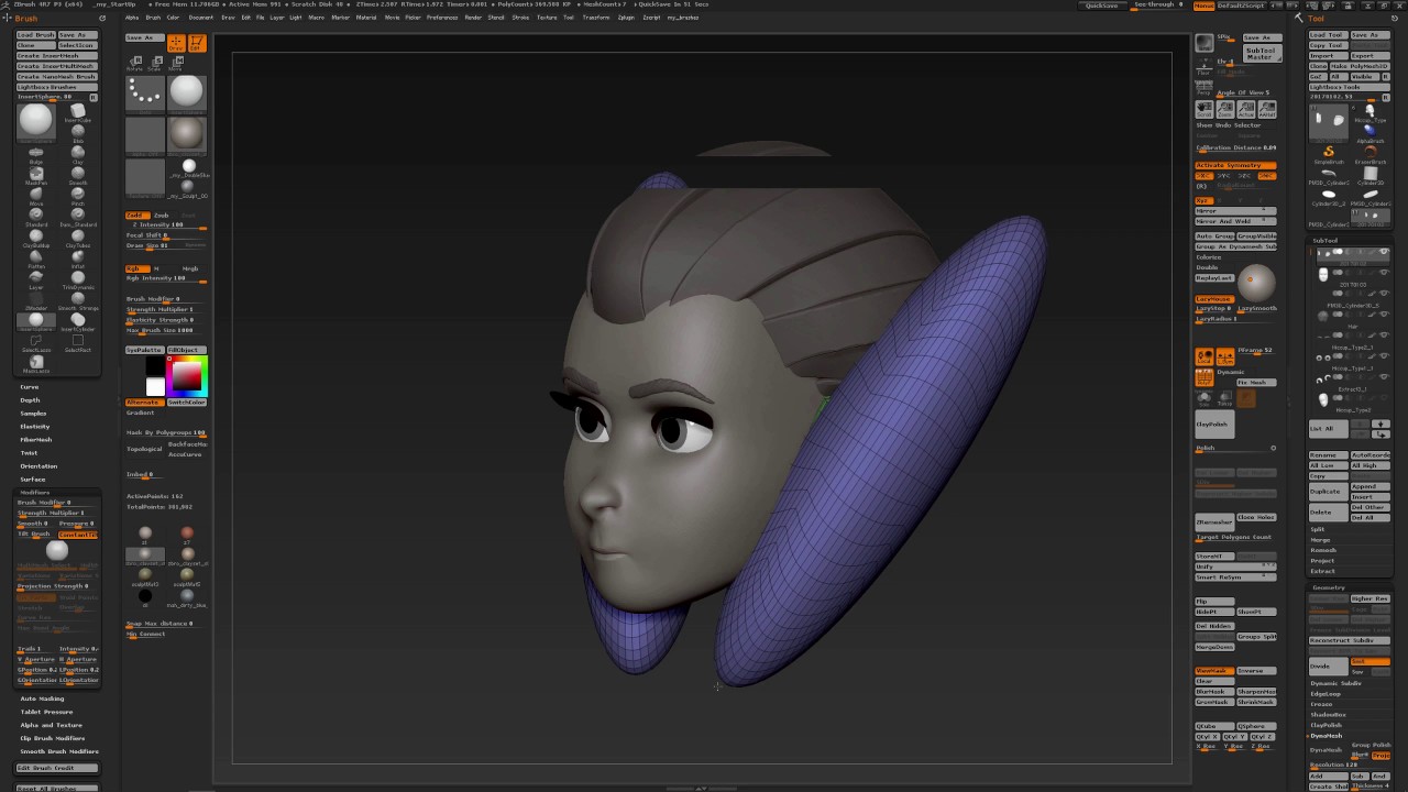 shift key messing with zbrush