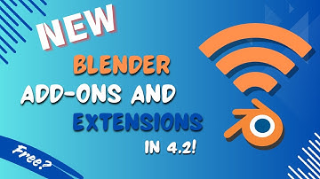 Add-ons and Extensions in Blender 4.2!