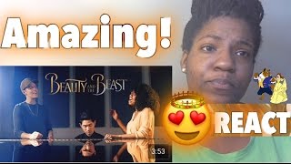 Beauty and the Beast - Leroy Sanchez & Lorea Turner REACTION!