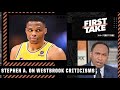 Stephen A. reacts to the harassment of Russell Westbrook’s family: ‘There is no excuse for this!’