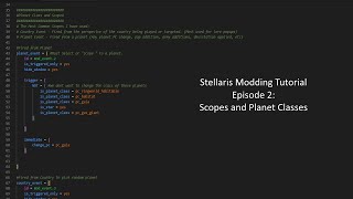 Events Modding Episode 2: Scopes and Planet Class