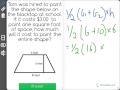 Calculating Trapezoid Area and Cost