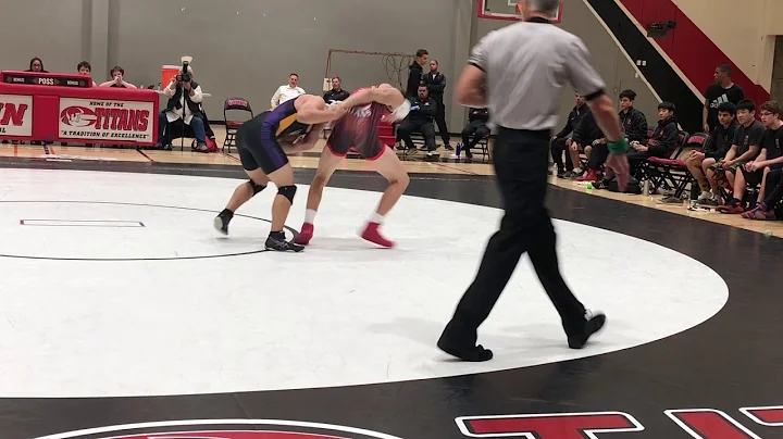Phillip Doan (Red) vs. Monta Vista Dual Meet 138lbs