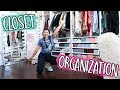 ORGANIZING MY ENTIRE CLOSET!!