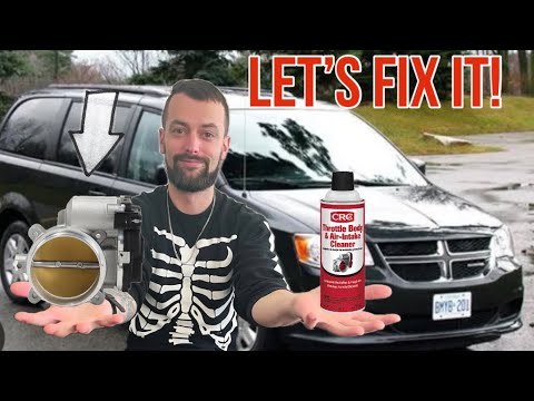 How to replace or clean throttle body in 2011-2020 dodge grand caravan SXT