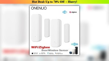 Best WiFi or Zigbee Window Door Sensor With AAA Battery Smart Home Security Alarm System Voice Cont