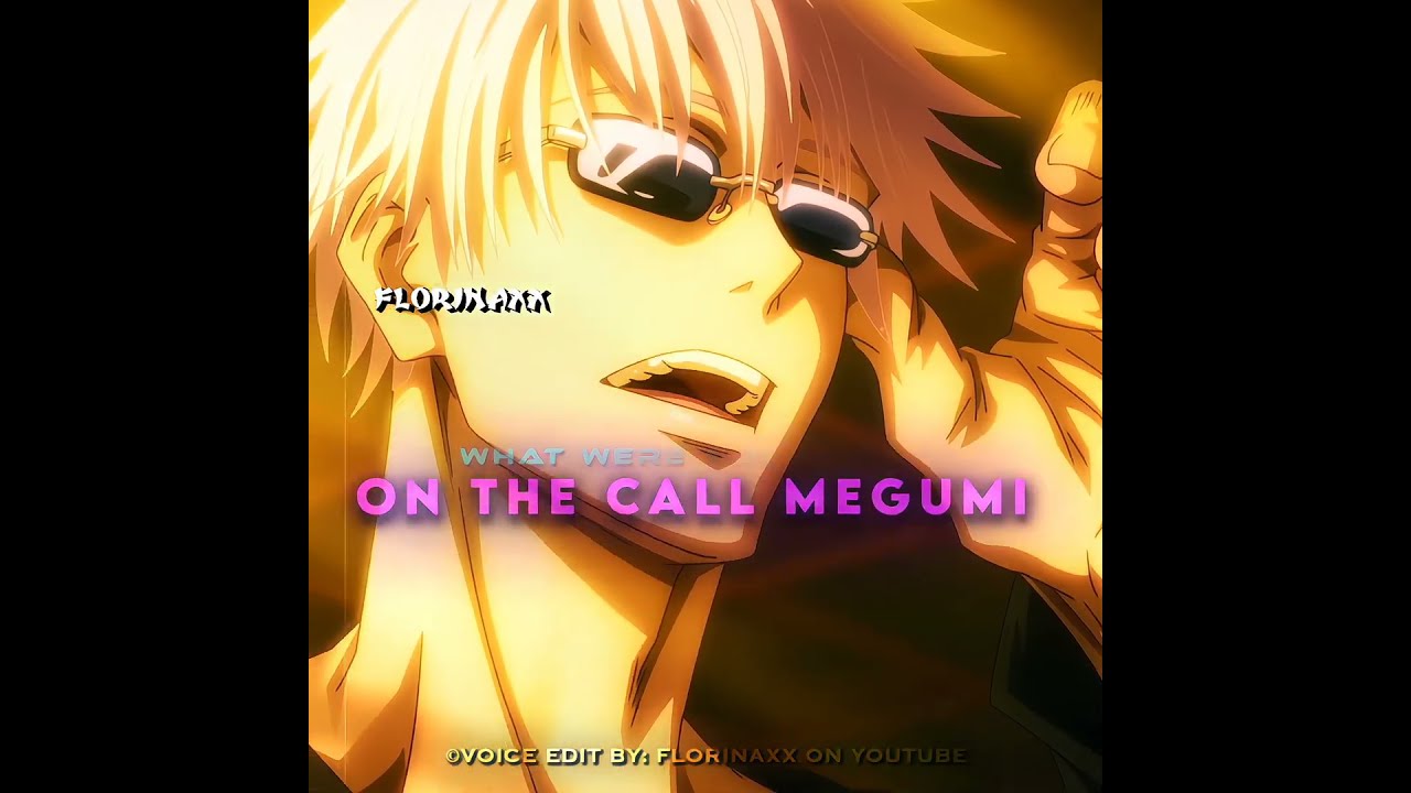  GOJO BE LIKE STAY IN YOUR LIMITS MEGUMI JUJUTSU KAISEN Gojo Jjk Funny Megumi