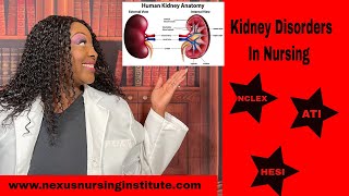 Kidney Disorders for NCLEX, ATI and HESI Exams