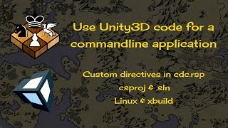 Unity3D - Use UnityEngine Code for a Commandline Compilation