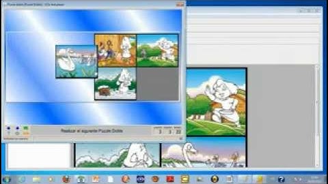 Video tutorial de la actividad Puzzle Doble de JClic