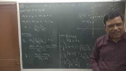 Straight line class 11 ncert chapter 10 miscellaneous example 22 & 23