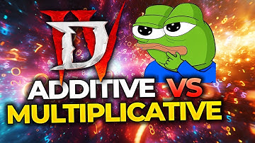 Additive vs. Multiplicative Damage - Shadow Minion Example - How Damage works in Diablo 4 Season 4