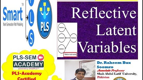 SmartPLS-SEM: Lecture 4 Reflective Latent Variable